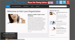 Desktop Screenshot of hairloss.org