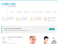 Tablet Screenshot of hairloss.com.sg